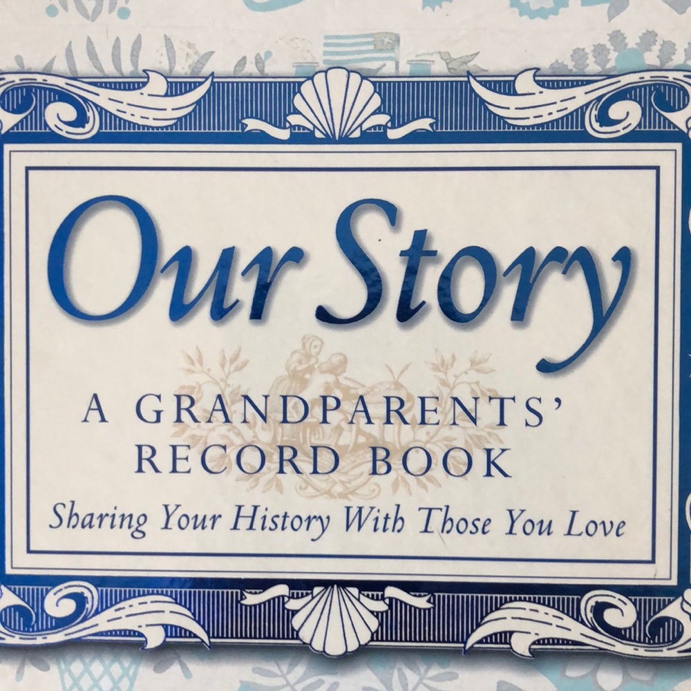 Grandparents record book “Our Story”